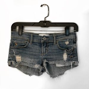 Abercrombie kids jean shorts